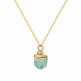Amazon Whisper - Gemstone Necklace Raw Amazonite Sattva