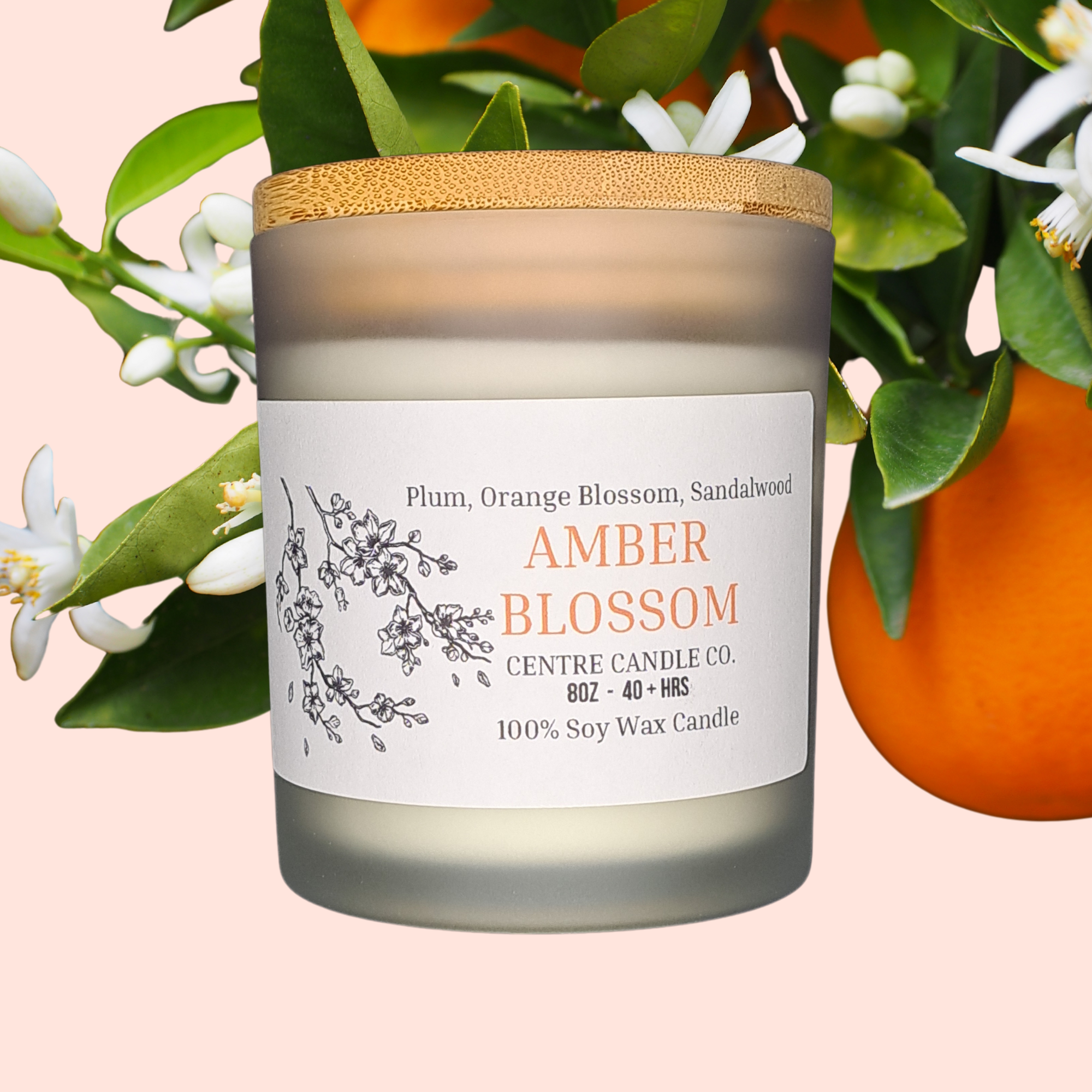 Centre Candle Co. - Amber Blossom 8oz Candle