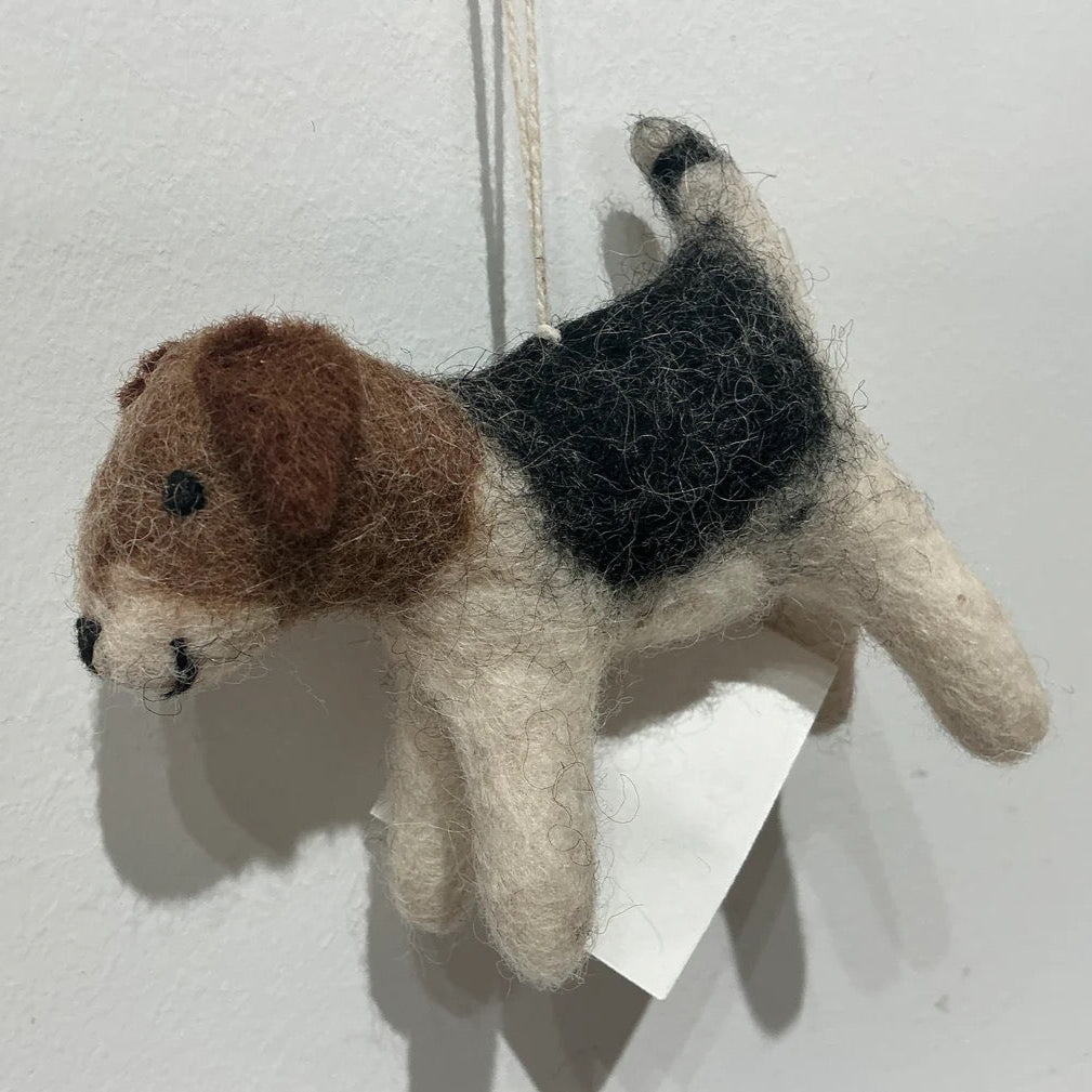 Wool Dog Ornament
