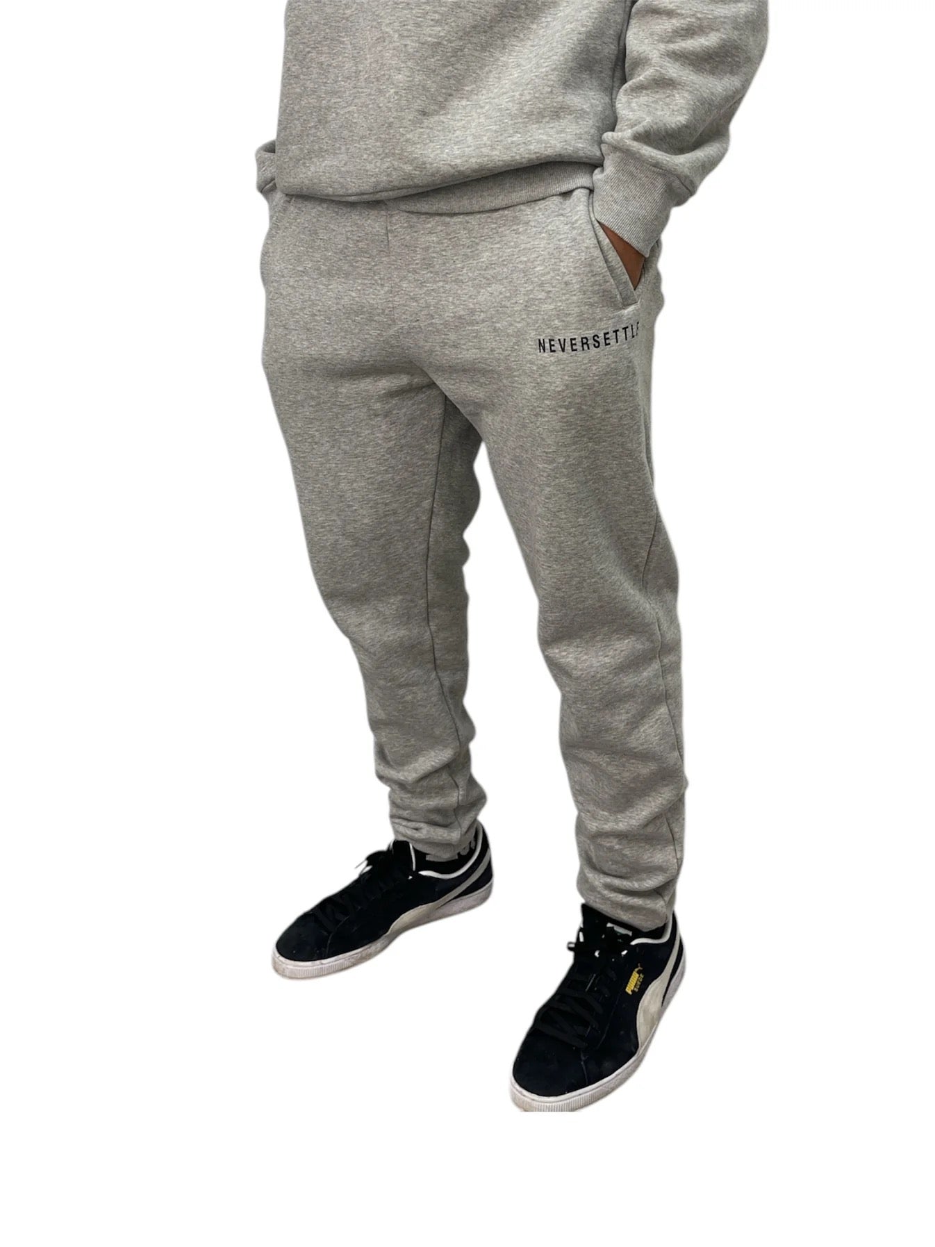 Neversettle Grey Sweatpants