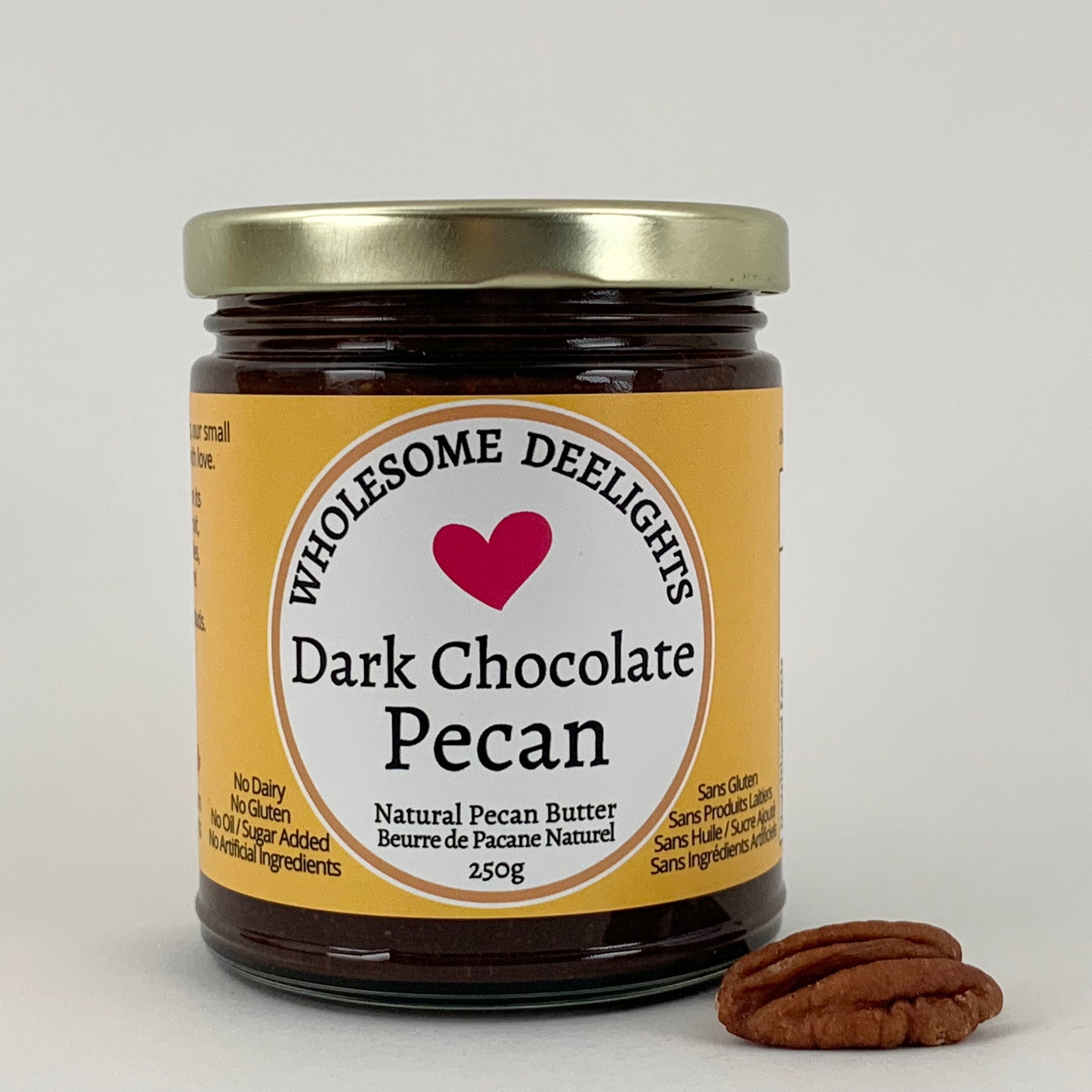 Wholesome DeeLights - Dark Chocolate Pecan (No Sugar Added)