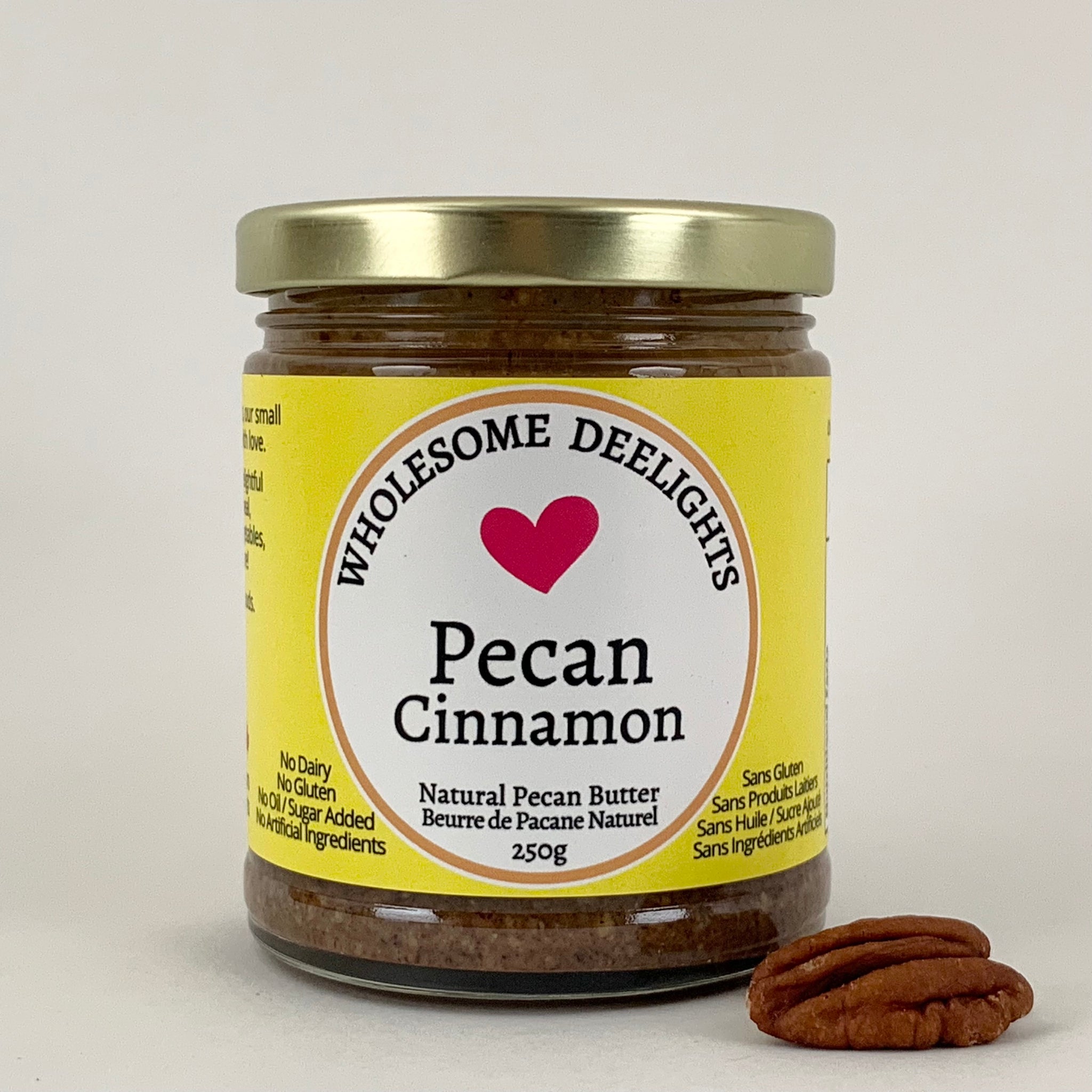 Wholesome DeeLights - Pecan Cinnamon  (No Sugar Added)