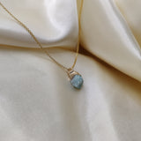 Amazon Whisper - Gemstone Necklace Raw Amazonite Sattva