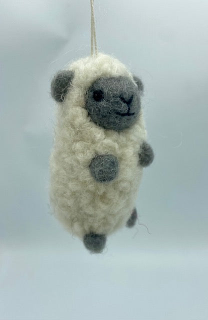 Small Belly Sheep Ornament