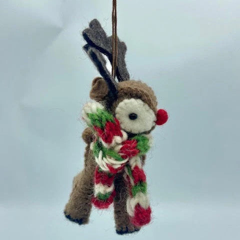 Wool Rudolph Ornament