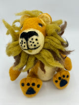 felt lion doll toy