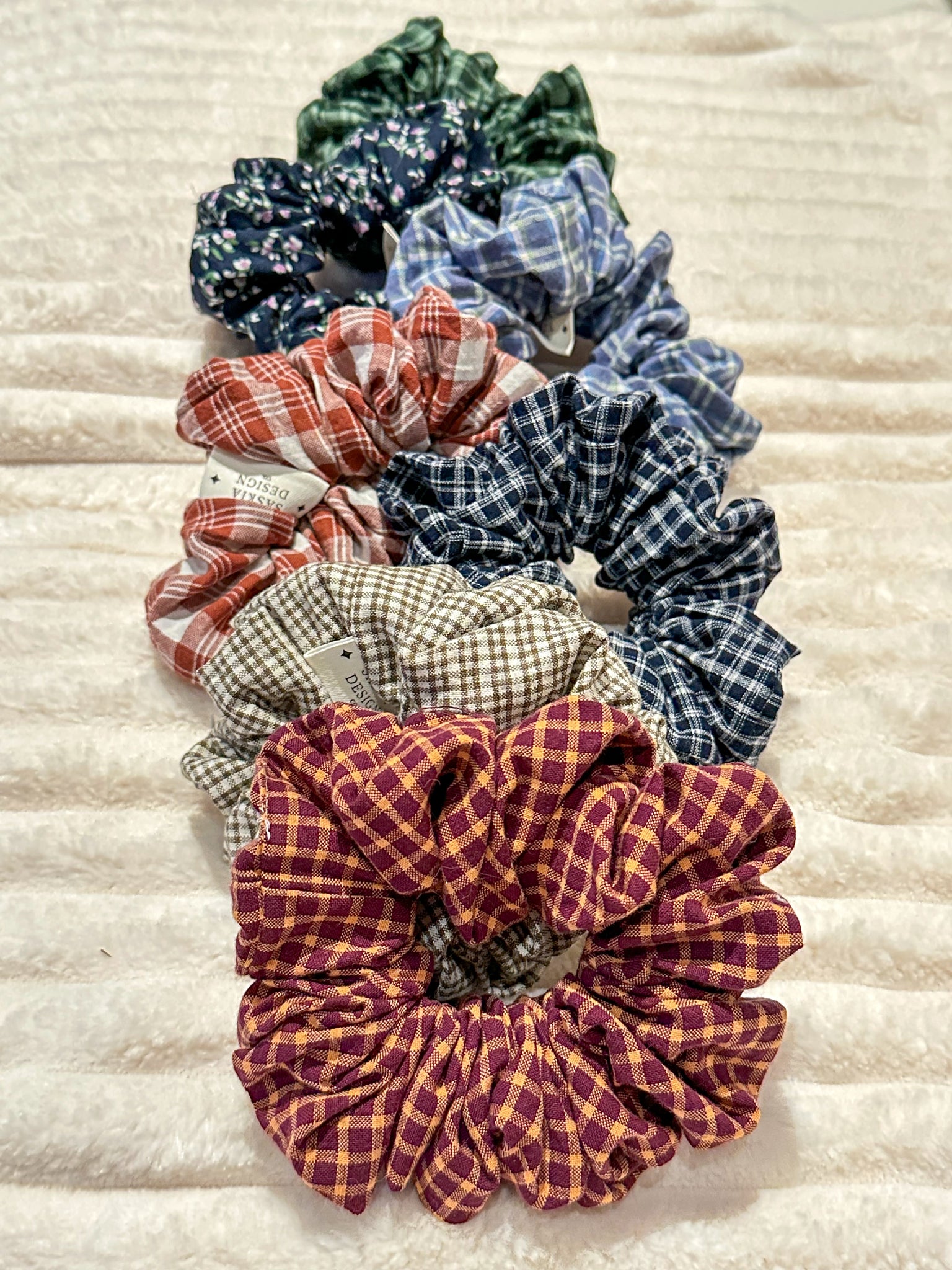 Saskia Design Co. - Large Cotton Scrunchies Fall Collection