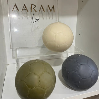 Soccer Ball Candle