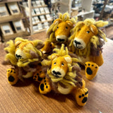 lion felt toy