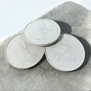 Concrete Horoscope Coasters