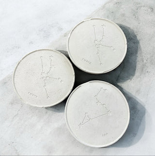 Concrete Horoscope Coasters