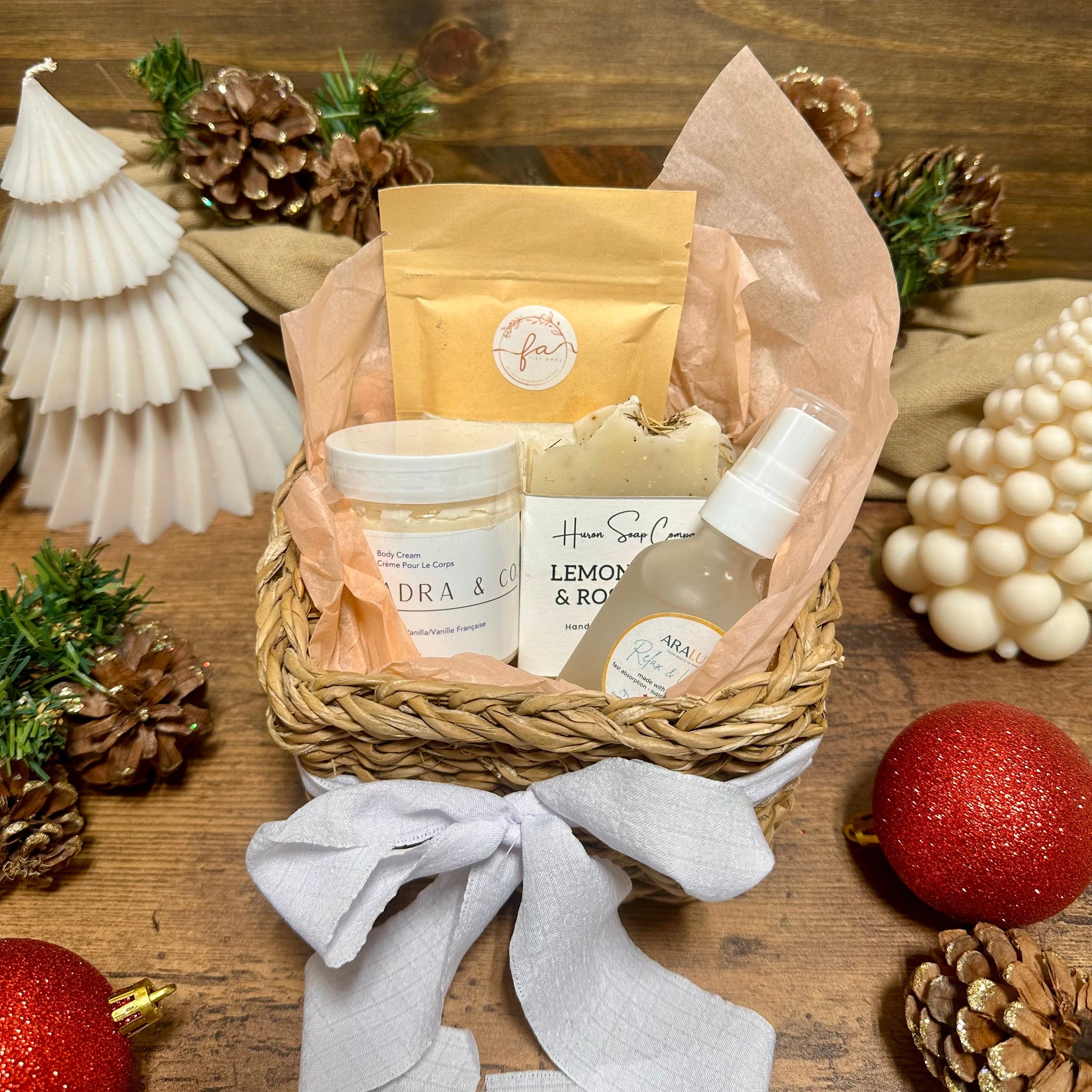 "Glow & Go" Curated Gift Basket