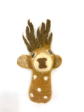 Felt Finger Puppets Deer