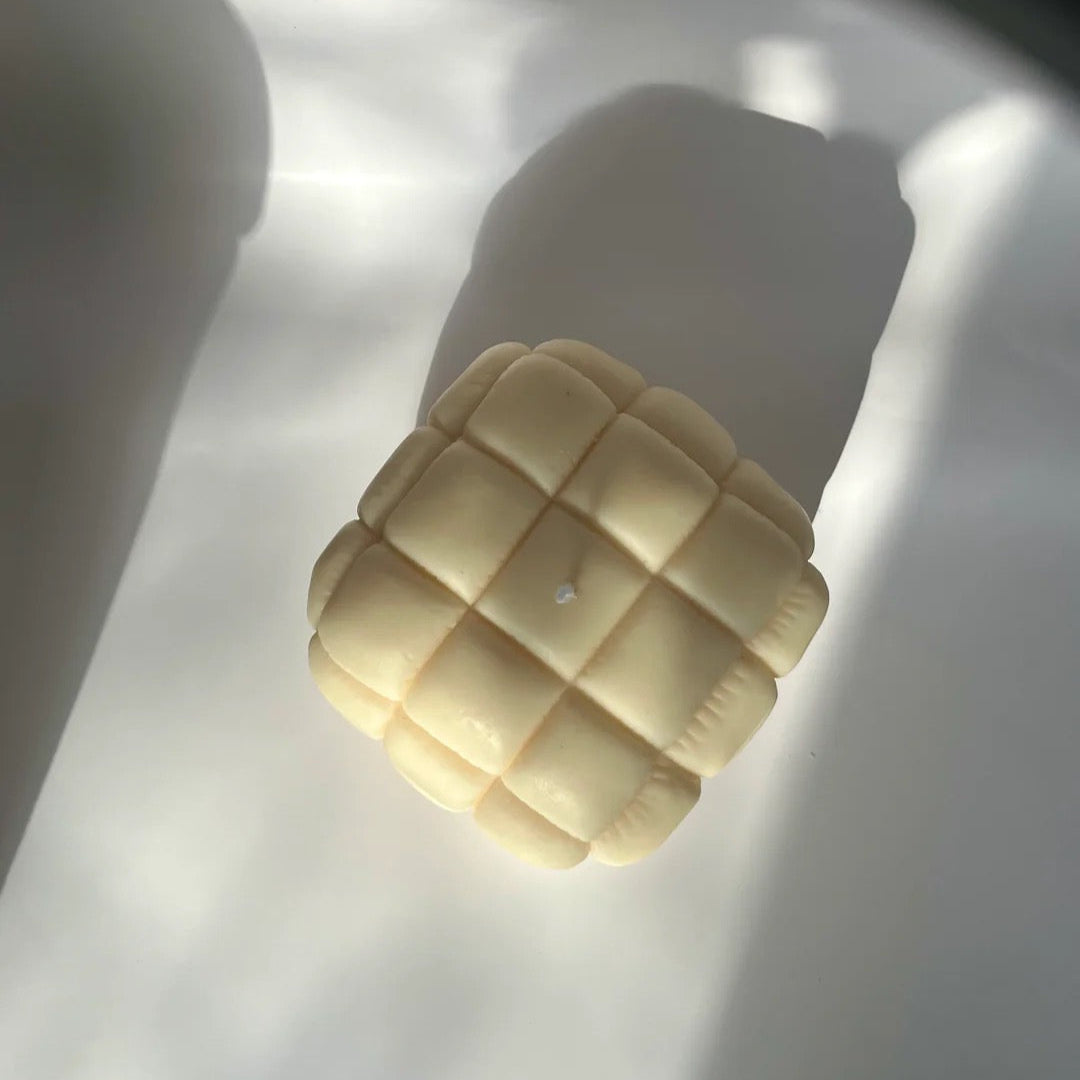 Puff Cube Pillow Candle