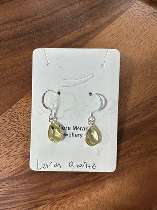 Quartz Dangle Earrings