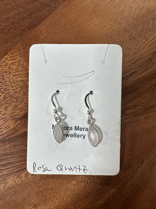 Quartz Dangle Earrings