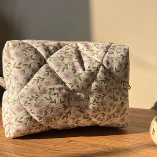 hand quilted makeup bag 