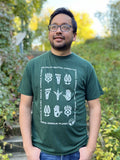 Pre&Peri - We Are All Related T-Shirt White Print Pre&Peri