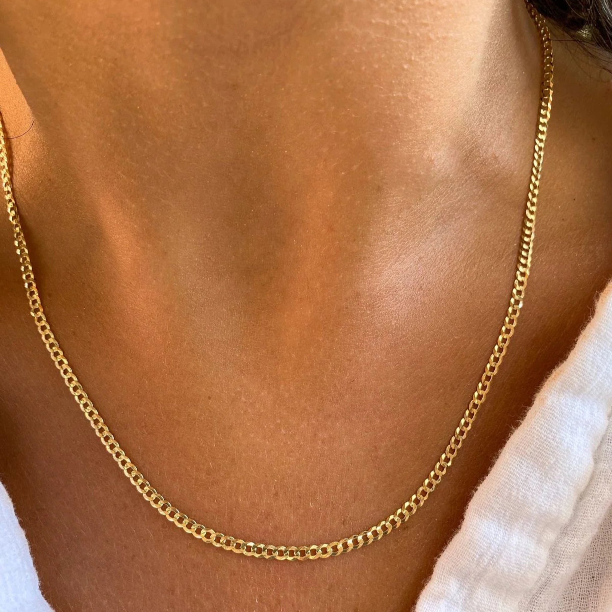 Mini Curb Chain Necklae