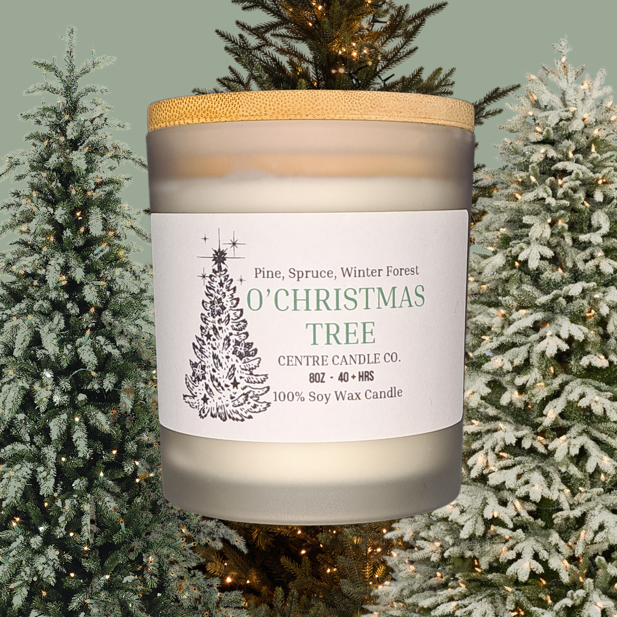 Centre Candle Co. - O'Christmas Tree 8oz Candle