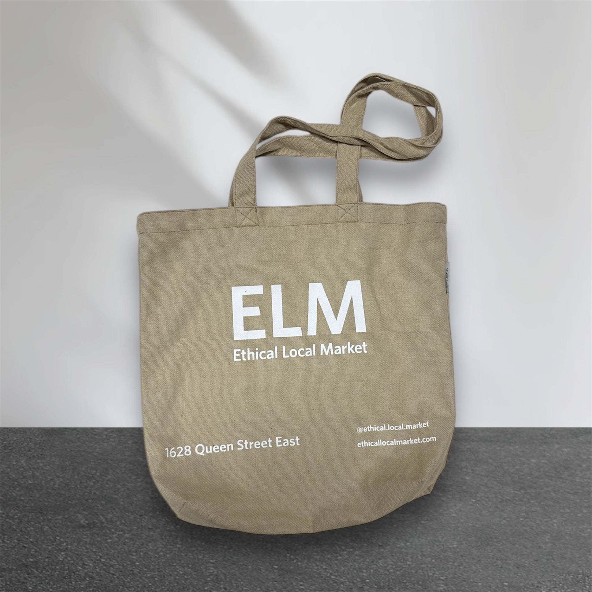 Ethical Local Market - Beige Tote Bag