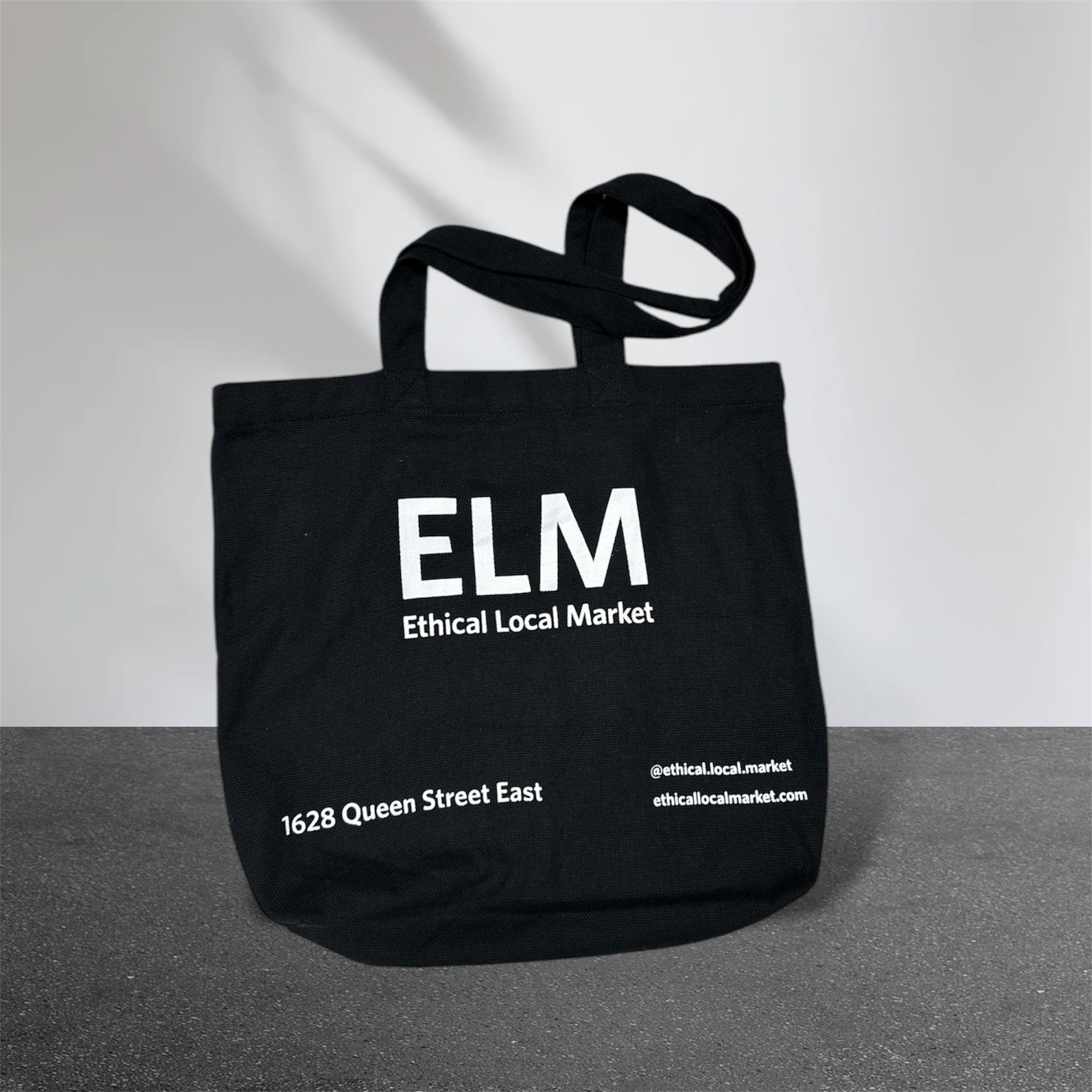 Ethical Local Market - Black Tote Bag