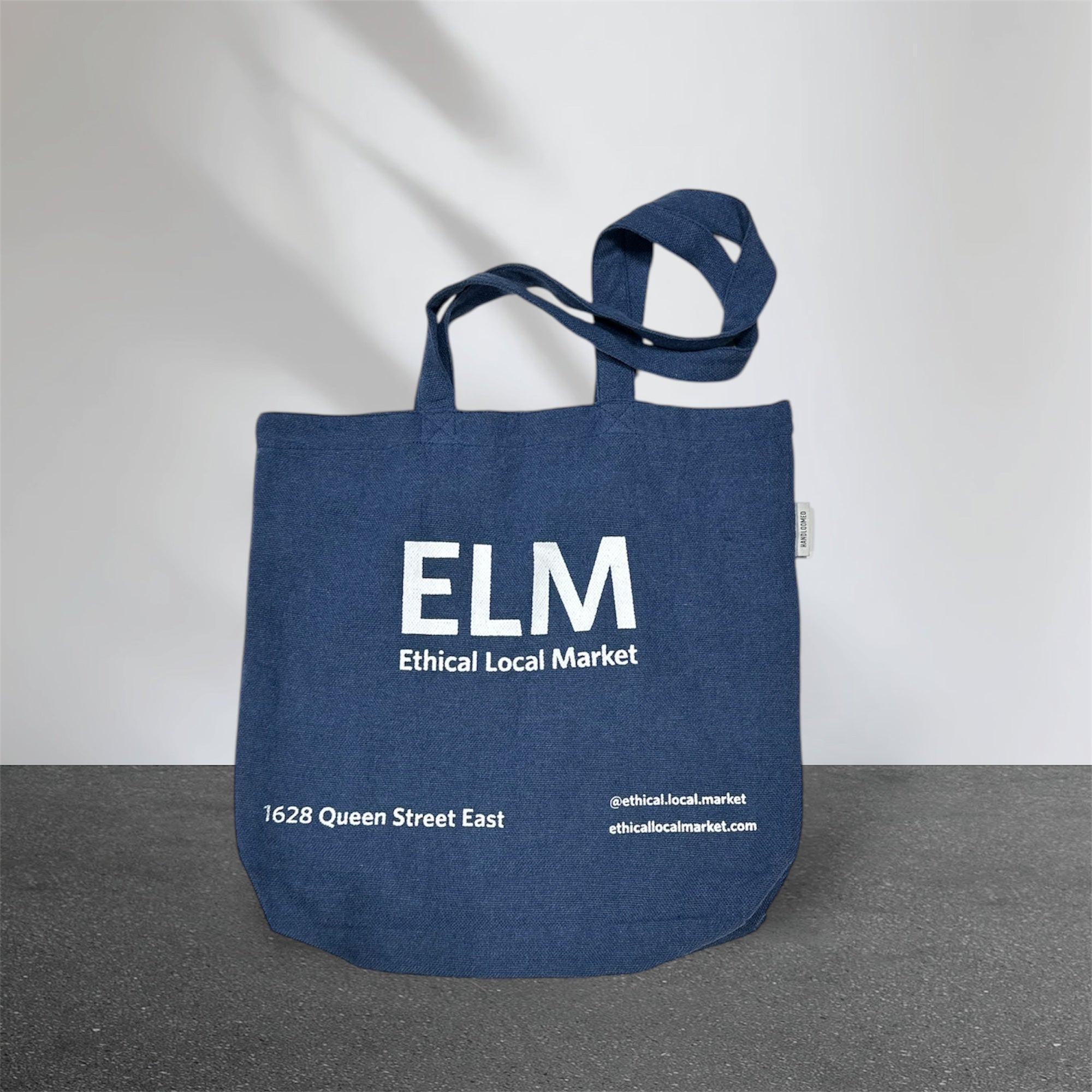 Ethical Local Market  - Blue Tote Bag