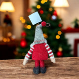 Wool Snowflake Large Gnome Ornament