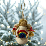 Wool Angel Finger Puppet Ornament She Sells Sanctuary