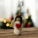 Wool Angel Finger Puppet Ornament She Sells Sanctuary