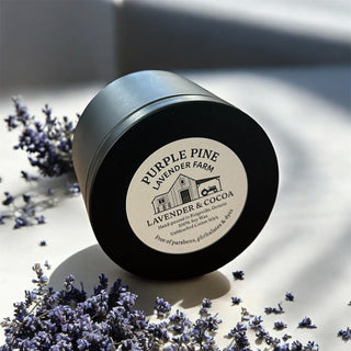 Hand-poured Purple Pine Lavender Candle