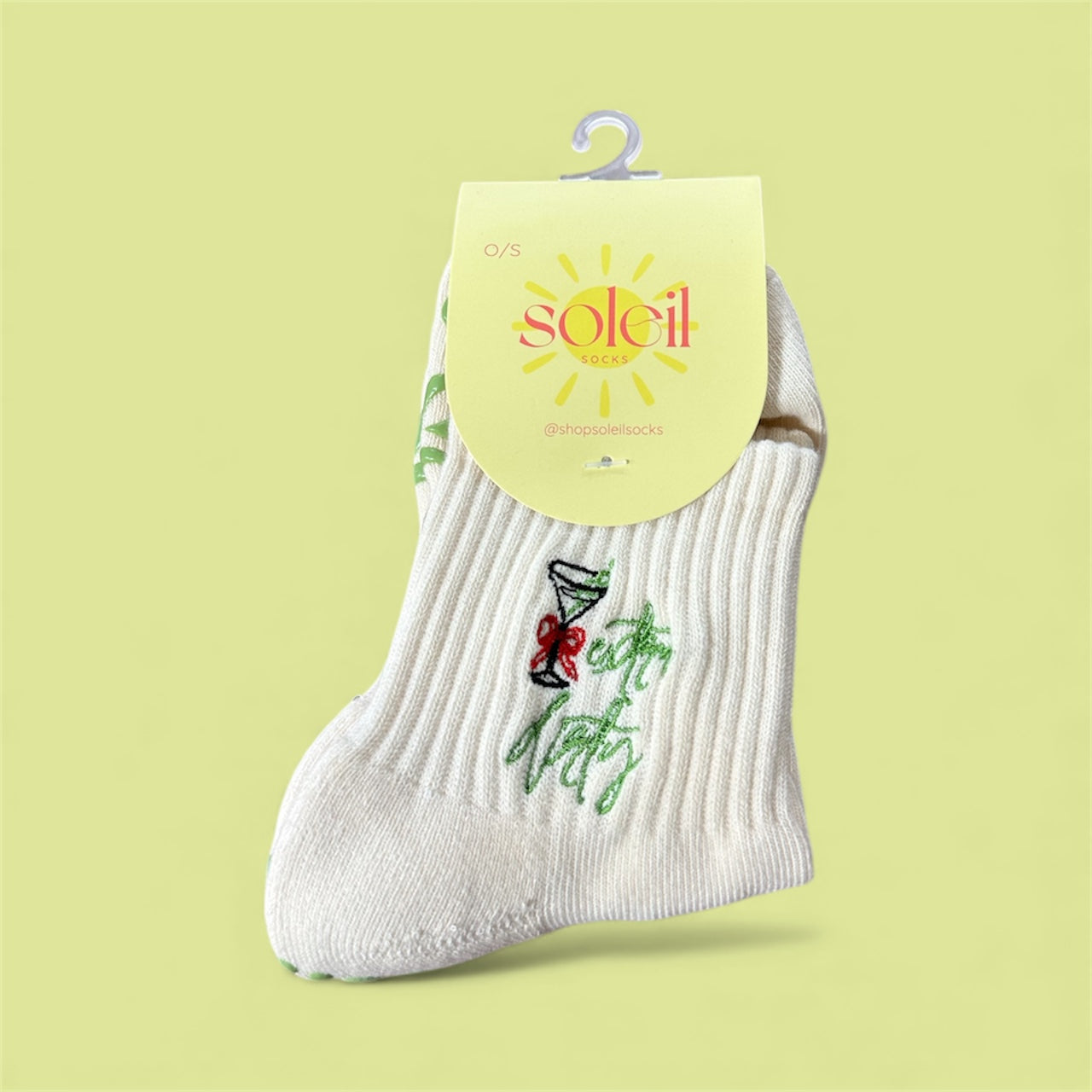 Soleil Socks half crew grip socks 