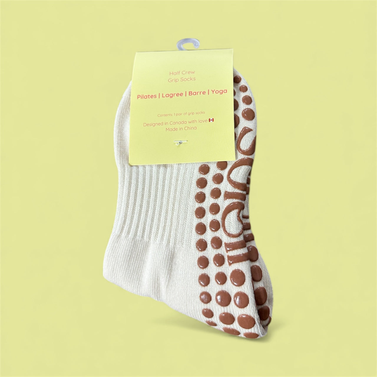Soleil Socks half crew grip socks 