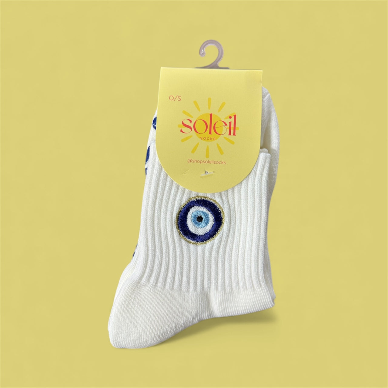 soleil socks half crew grip socks