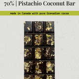 Handcrafted Pistachio Coconut Bar