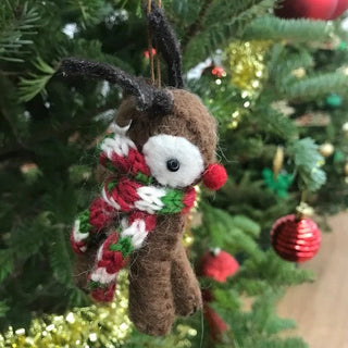 Wool Rudolph Ornament