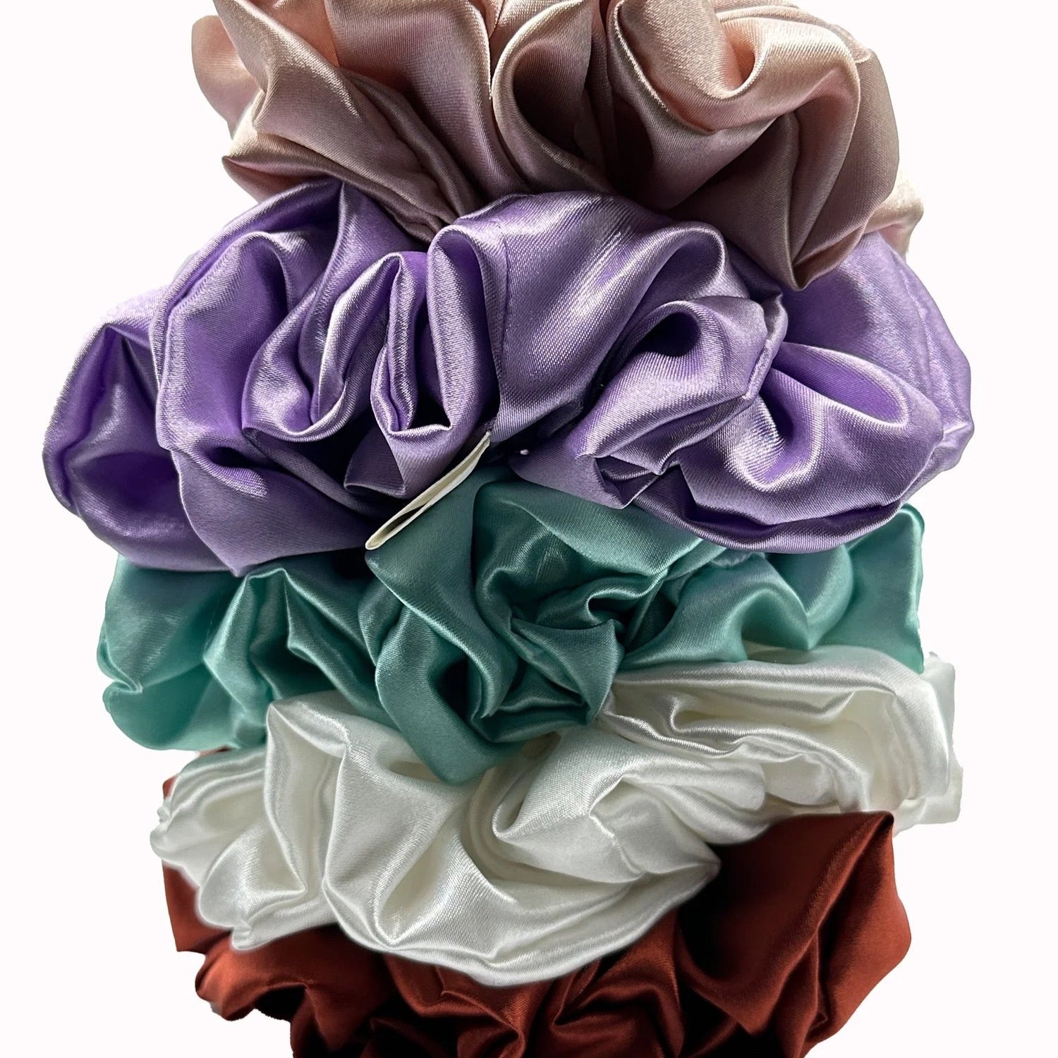Large Satin Scrunchies