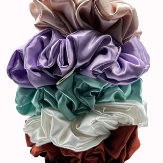 Large Satin Scrunchies