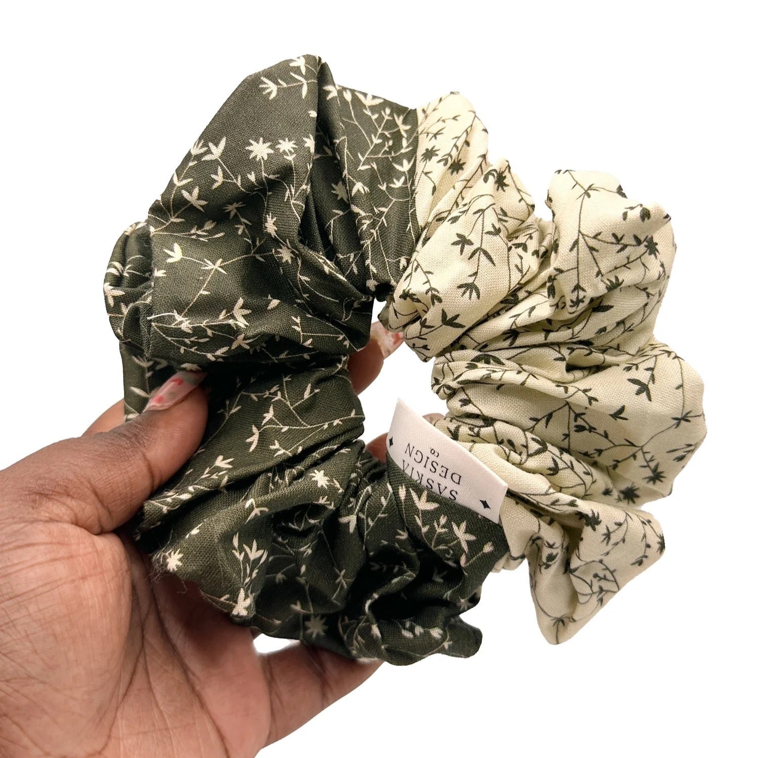 Large 100% Cotton Scrunchies