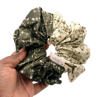 Large 100% Cotton Scrunchies
