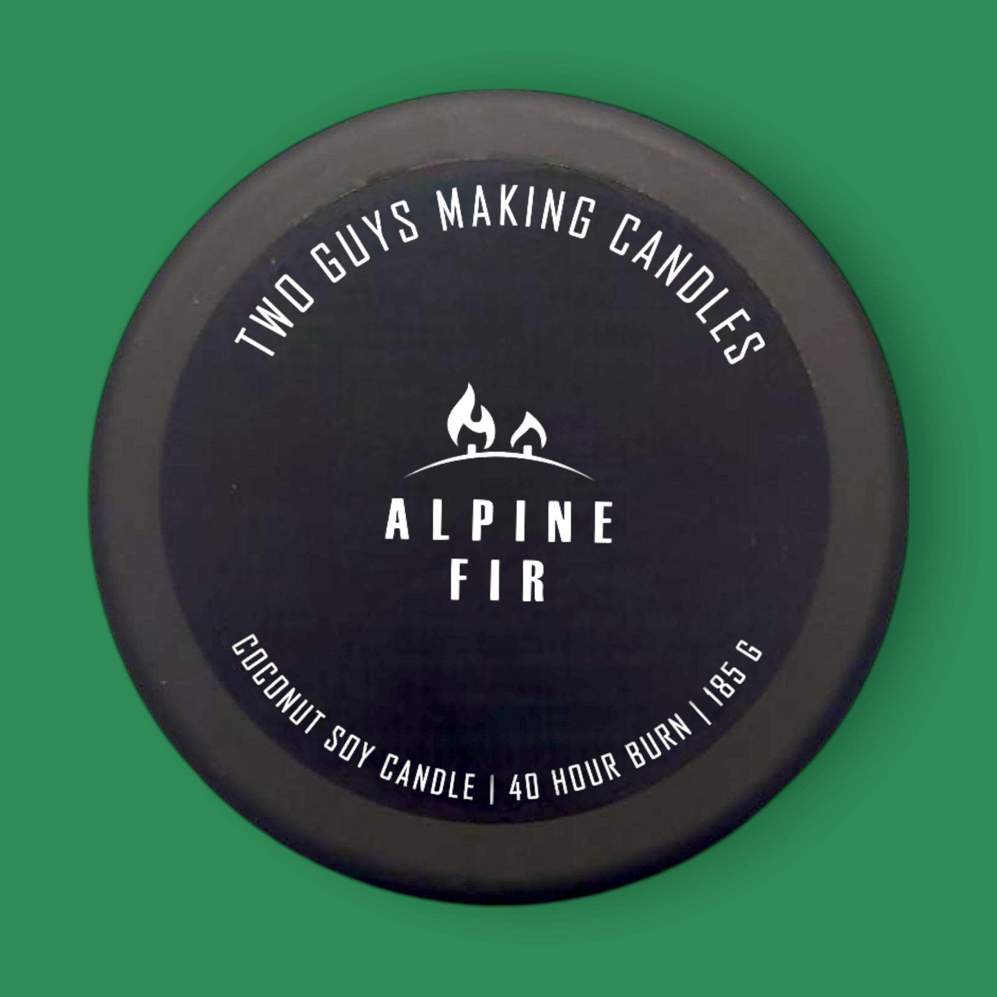 Locally crafted candles scent alpine fir