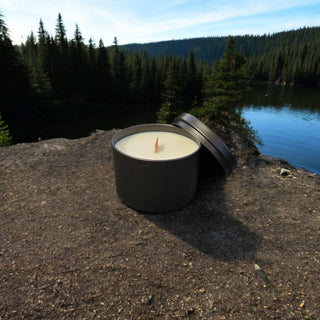 Handcrafted candles scent alpine fir