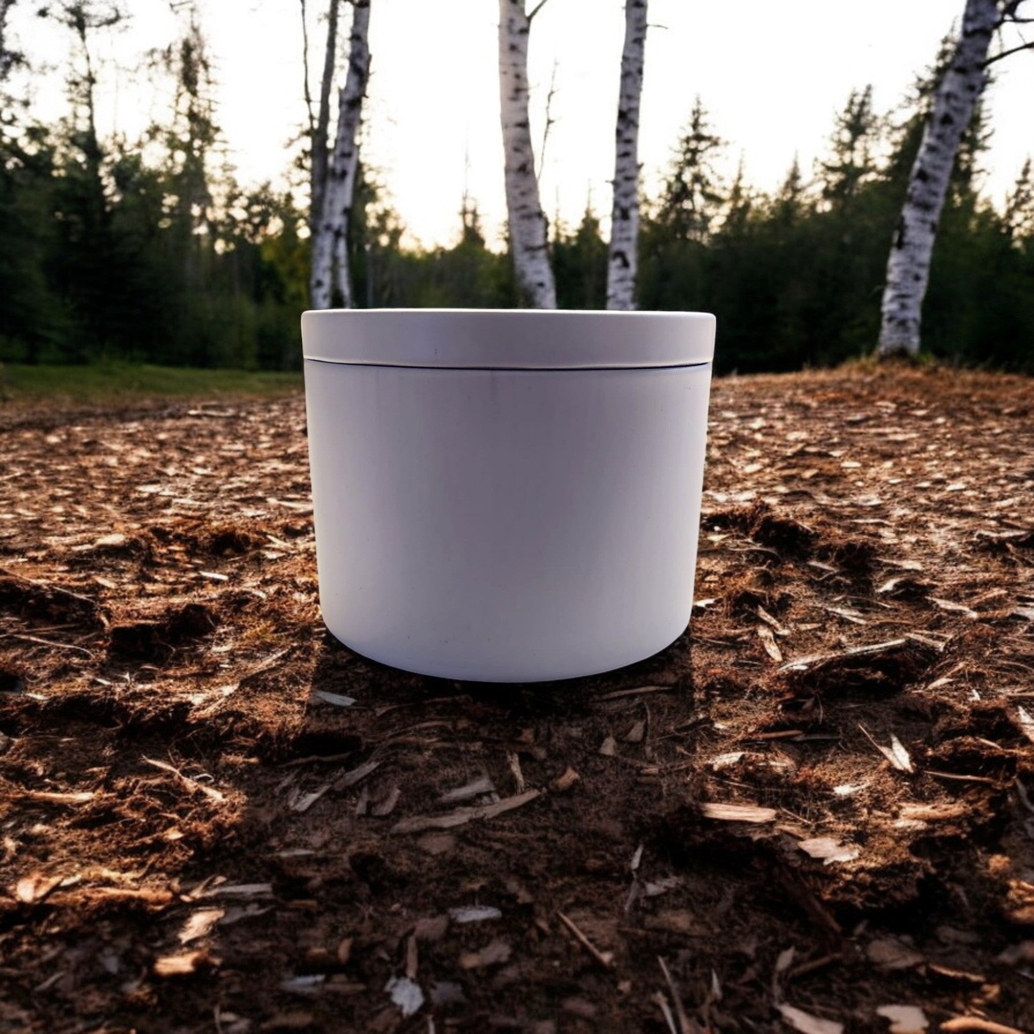 Crackling Birch Scented Soy Wax Candle with Crackling Wood Wick