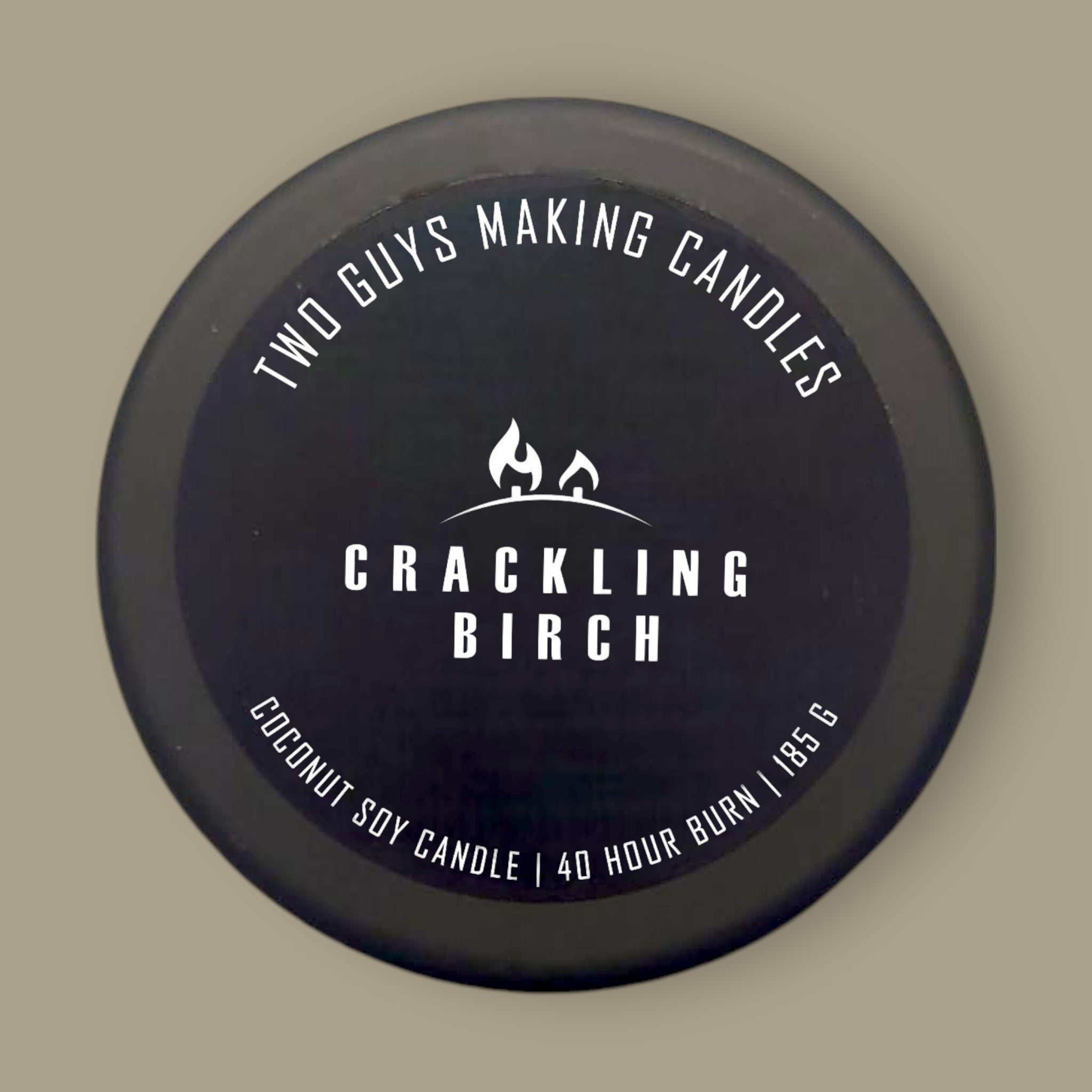 Two Guys Making Candles - Crackling Birch