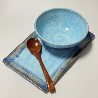 Cheryl Michelle Ceramics| Soup & Sandwich Plate Set (Bowl & Plate) Cheryl Michelle Ceramics