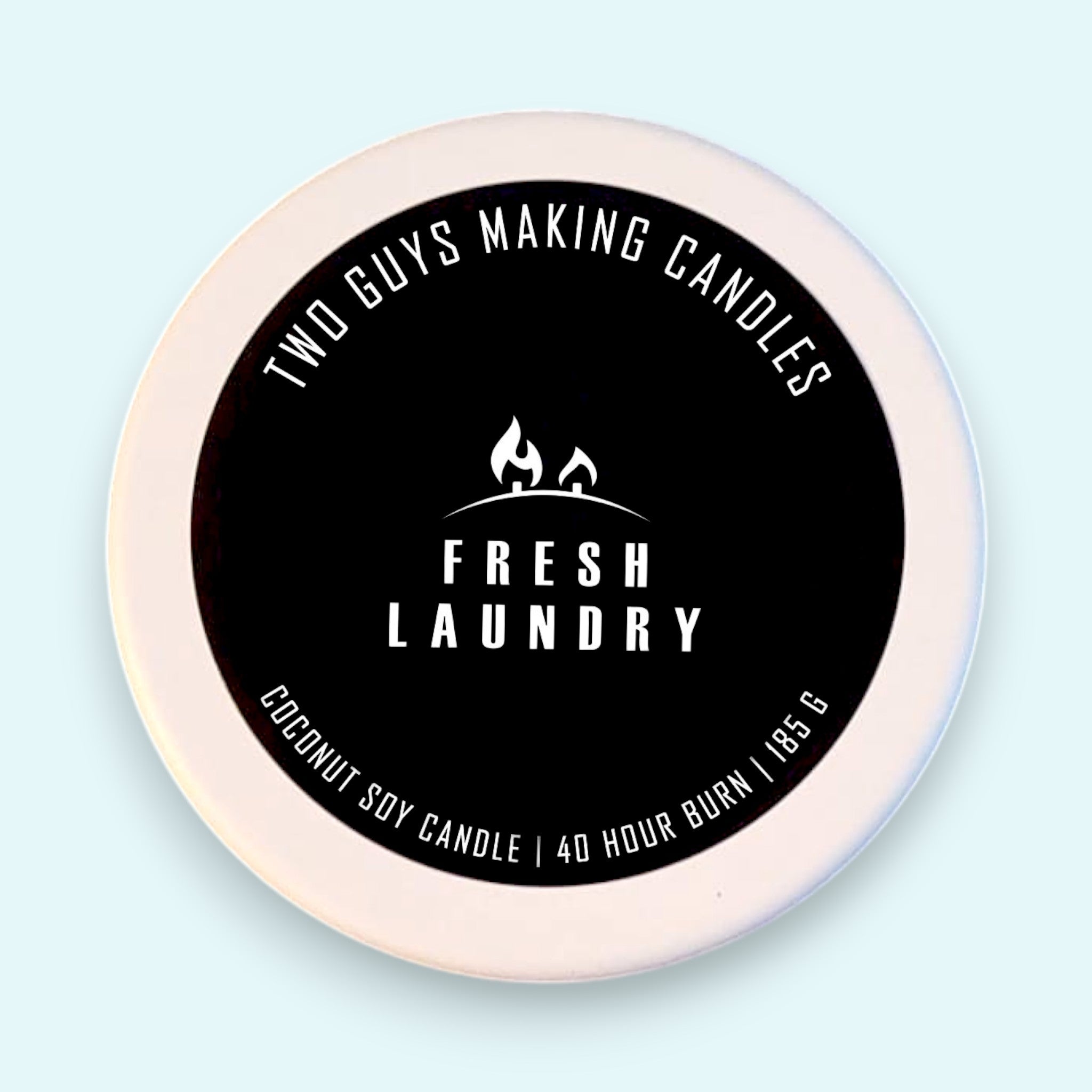 Two Guys Making Candles - Fresh Laundry