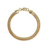 Gold Herringbone Bracelet