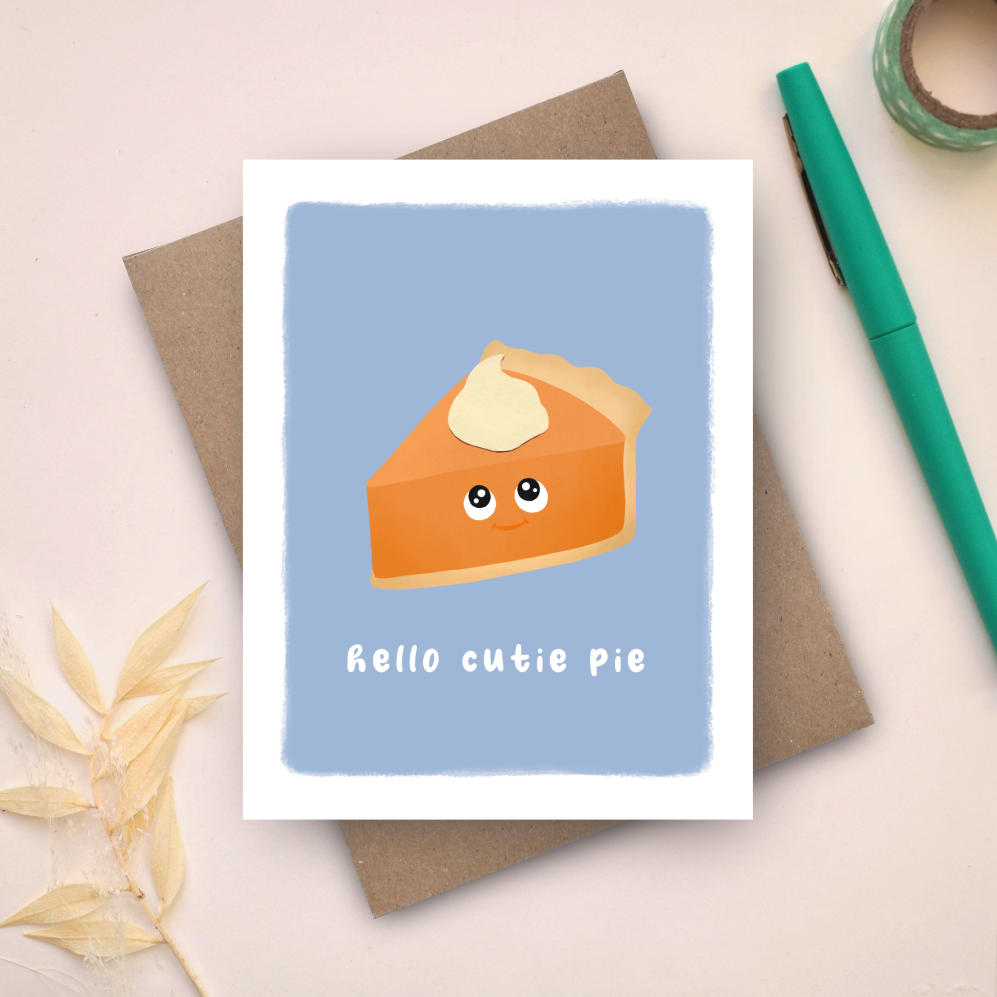 Hello Cutie Pie - New Baby Card