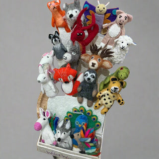wool finger puppets