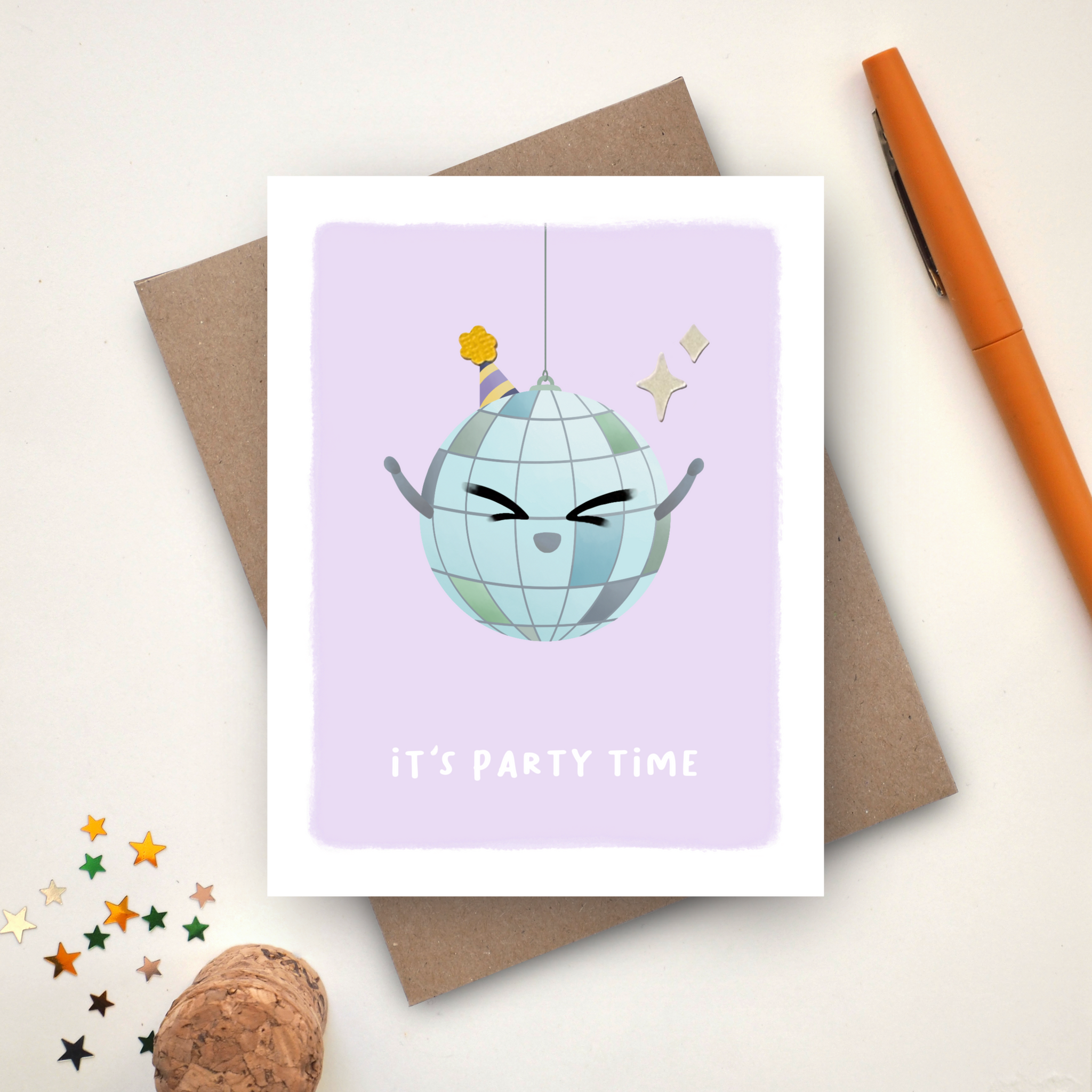 It's Party Time - Birthday Card